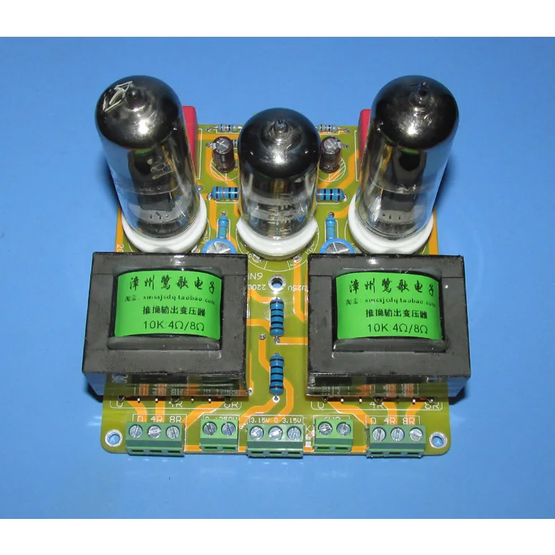 

6N3 push 6N6 трубчатый нажимной усилитель платы, 1.5WX2 миниатюрный трубчатый усилитель, сладкий звук, теплый и мягкий