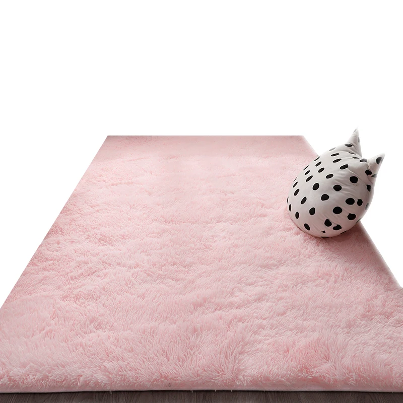 Плюшевый плотный ковер для гостиной прикроватный спальни милый детской комнаты