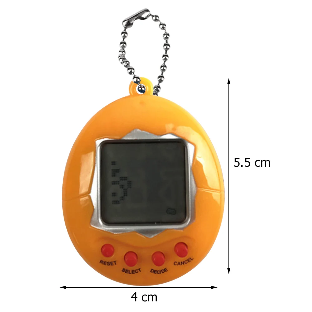 Keychain Nostalgic Virtual Digital Electronic Growing Pet Machine Cyber Handheld Game Interactive Mini Toys | Украшения и