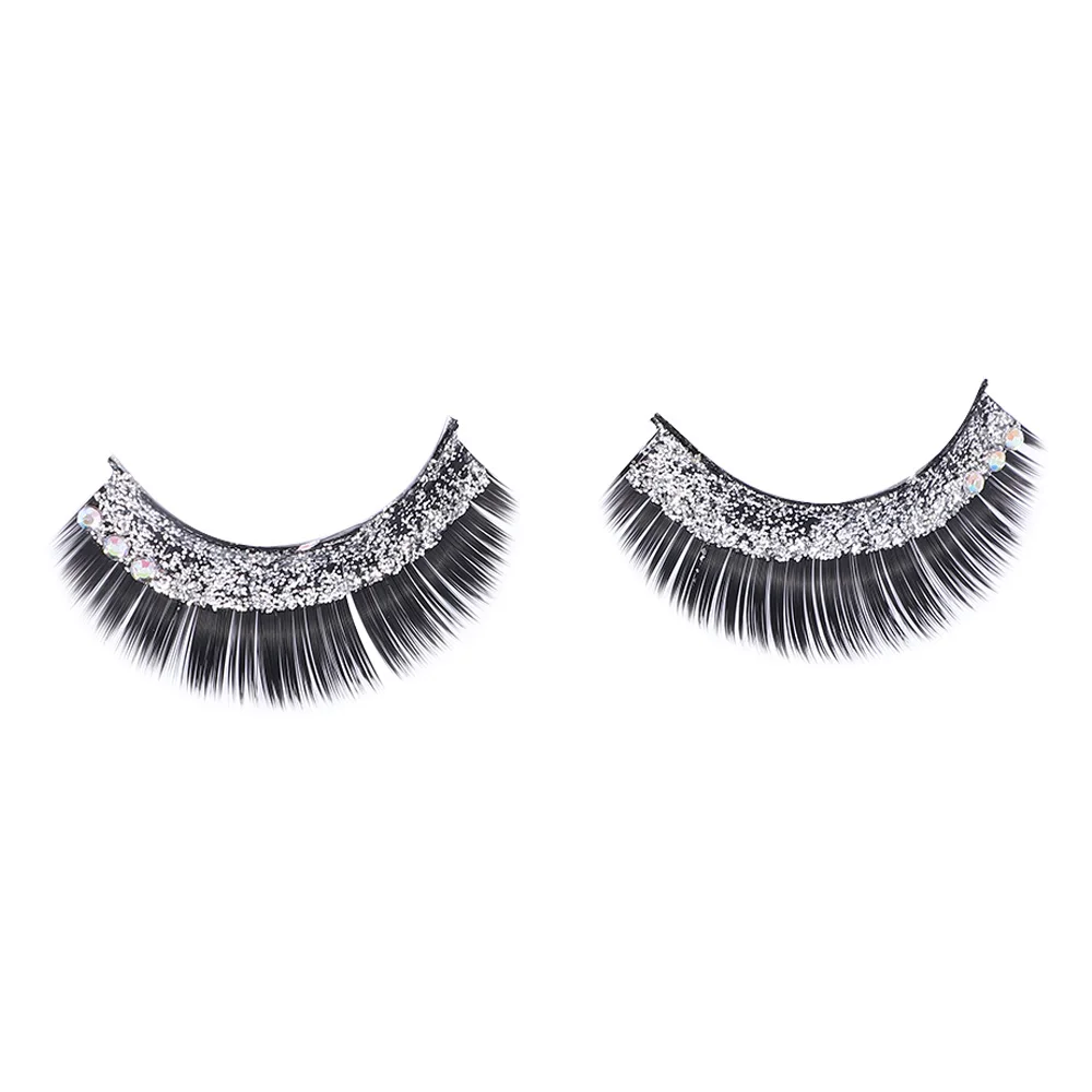 1 пара натуральных длинных густых накладных ресниц накладные ресницы с