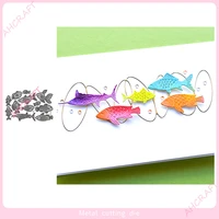seabed fishes metal cutting dies for diy scrapbooking photo album decorative embossing papercard crafts die 2021
