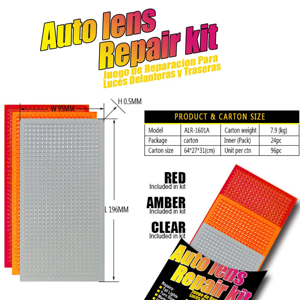 Набор для ремонта объектива автомобиля 3 шт./лот набор инструментов