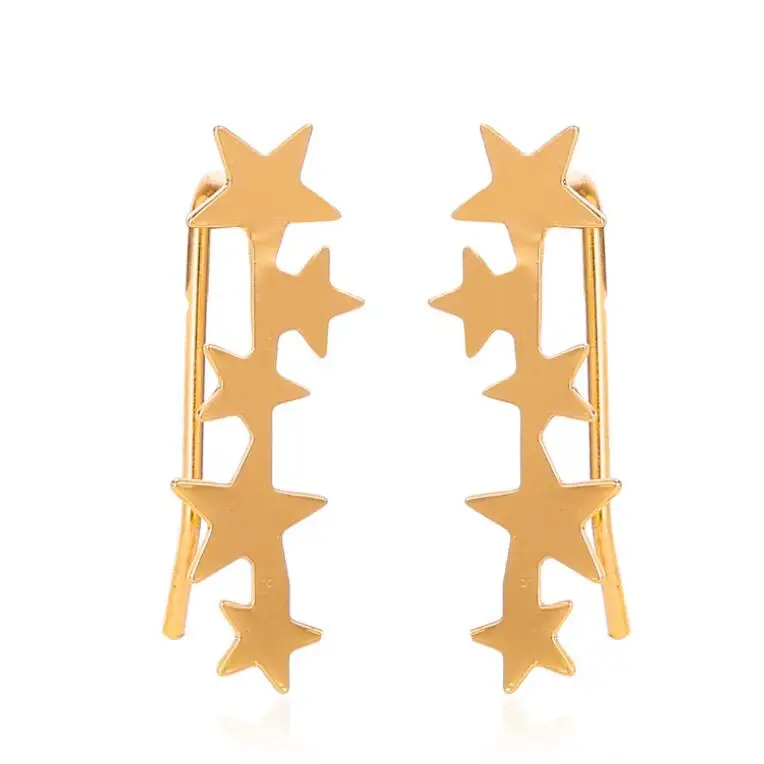Непроколотое ухо клип звезда на серьги для ушей женские Модные ювелирные изделия
