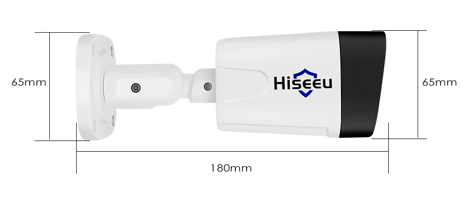 Hiseeu 1080P Bullet POE IP камера Аудио 2.0MP ONVIF Водонепроницаемая сетевая камера безопасности для наружного домашнего видеонаблюдения