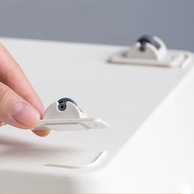 Фиксированные рельсовые колеса пластиковые односторонние маленькие пастерные