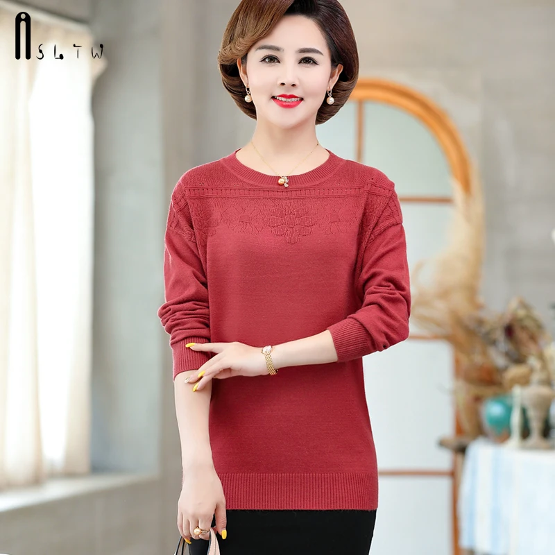 ASLTW женский свитер новый осенне-зимний пуловер Трикотаж с длинным рукавом