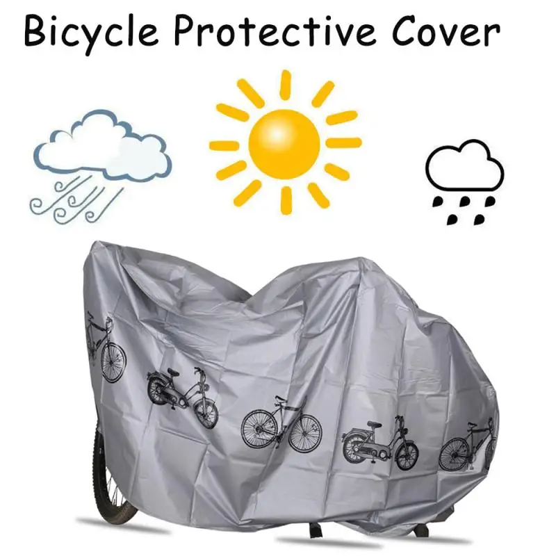 

Anti-UV Bicycle Protective Cover Waterproof All Weather Bike Protective Gear Cover Outdoor Dustproof Tool For Motorcycle Scooter