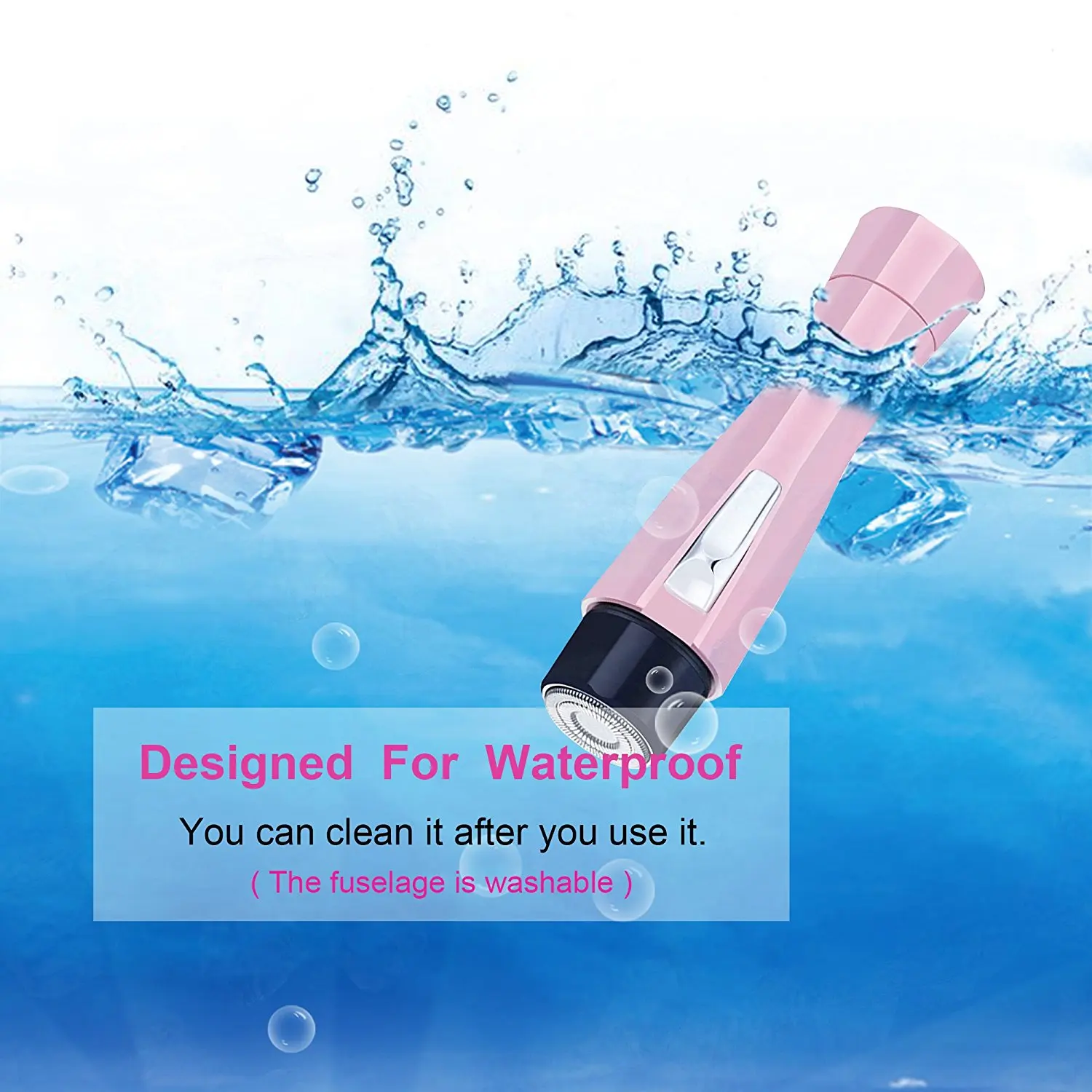 

Painless Epilator Facial Hair Removal Waterproof Mini Shaving Trimmer Electric Body Razor Women's Shaver Hair Cutting Machine