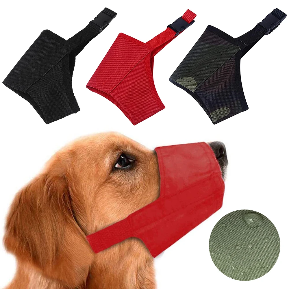 

Dog Adjustable Mask Anti Bark Bite Chew Dog Muzzles Adjustable Dog Mouth Muzzle For Small Medium Large Dog Pet Training Supplies