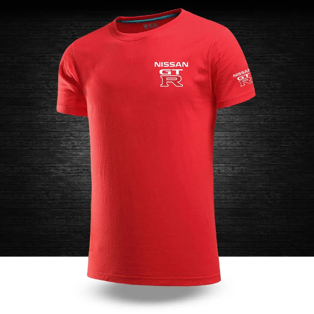 Футболка GTR мужская с коротким рукавом удобная тенниска из 100% хлопка майка