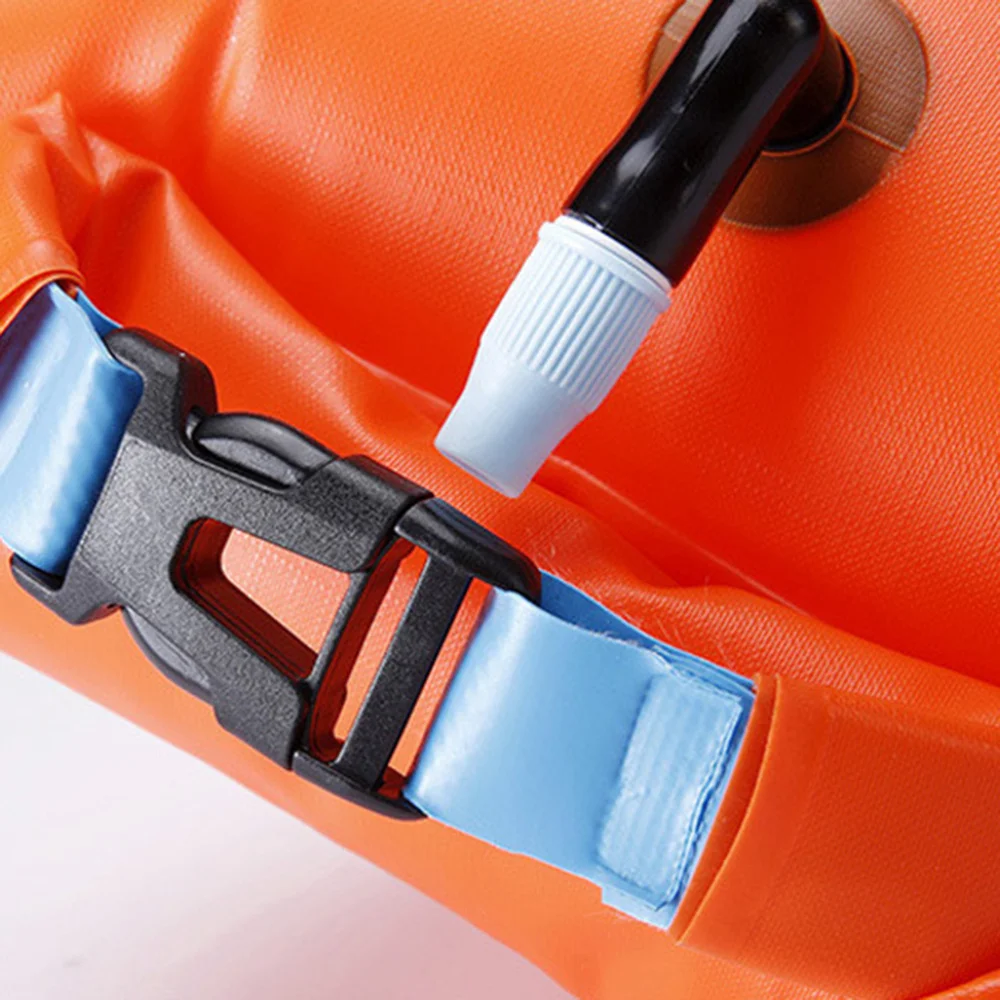

Open Water Swim Float Ultralight Safety Float Swiming Bag for Swimmers Triathletes Snorkelers Surfers (Orange)