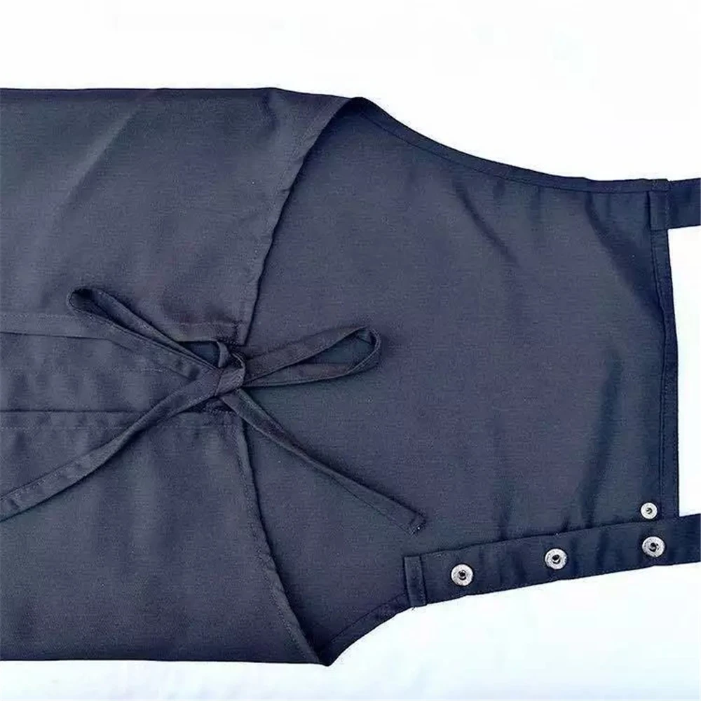 

Denim Canvas Pocket Apron Adjustable Baking Chefs Kitchen Coffee Cooking BBQ