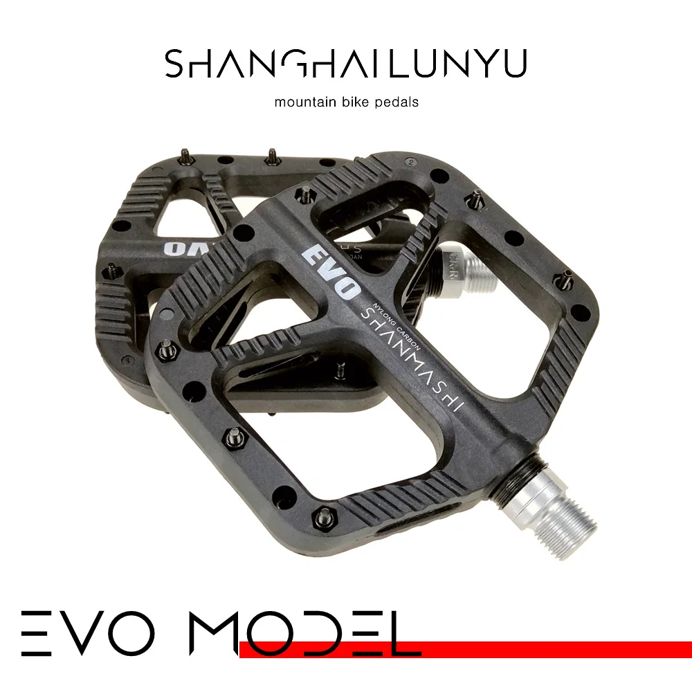 Педаль для горного велосипеда EVO нейлоновая широкая и Удобная Нескользящая езды