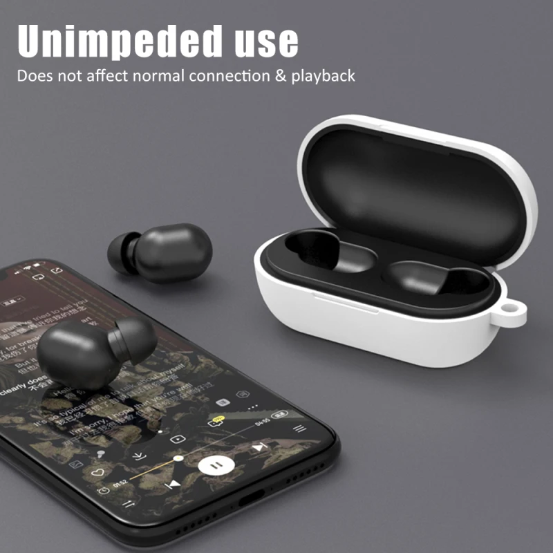 

Soft Silicone Protective Headset Case For Haylou GT1 Plus TWS Bluetooth Earphones Wireless Headphones Cover For Hay lou Headset