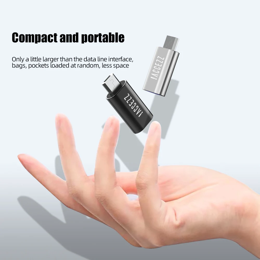 ! Переходник ACCEZZ USB Micro папа на Type-C мама OTG Android конвертер для Xiaomi Redmi Samsung Galaxy S6 S7 Huawei