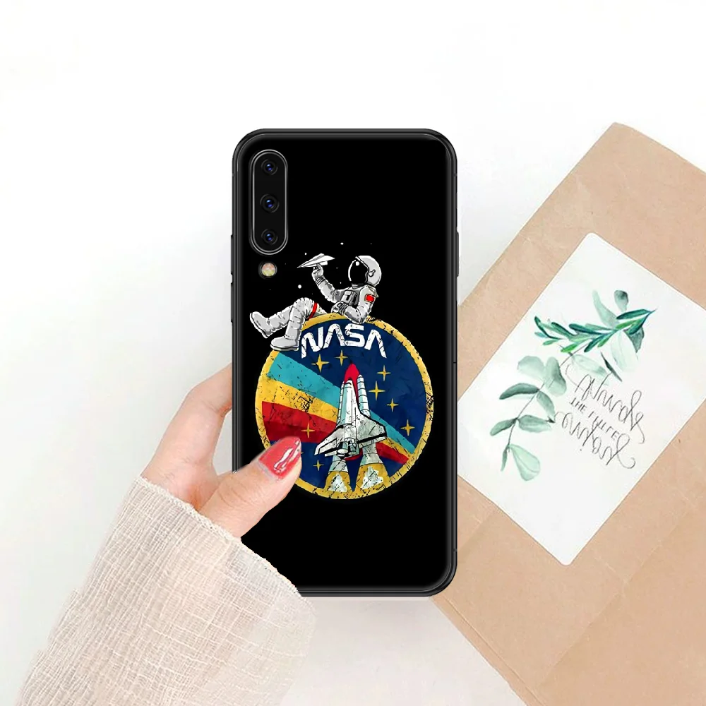 

Aerospace NASAINGS Phone case For Samsung Galaxy A 3 5 7 8 10 20 21 30 40 50 51 70 71 E S 2016 2018 4G black fashion cover