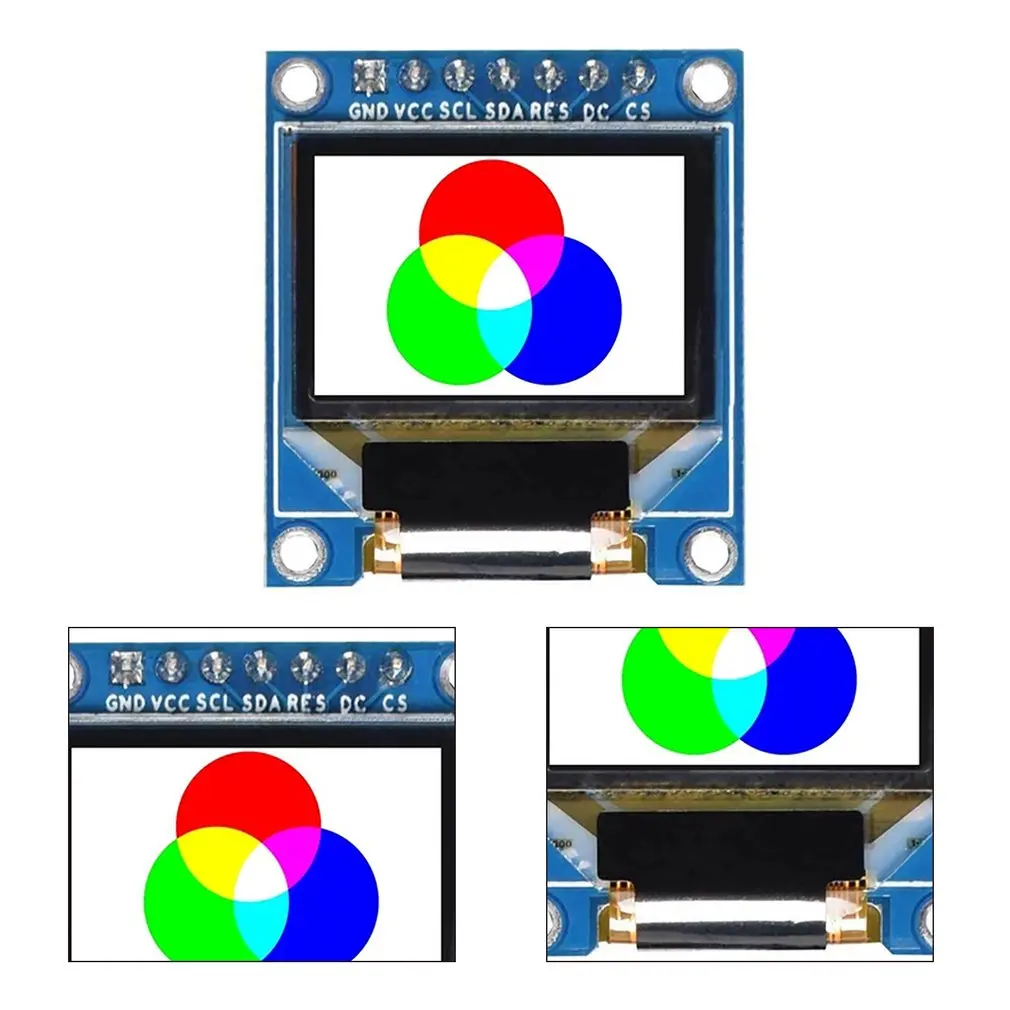 

0.95 Inch 96x64 SPI Full Color OLED Display 7 Pin 96x64 LCD DIY Module SSD1331 3.3V 5V Driver IC Top Quality