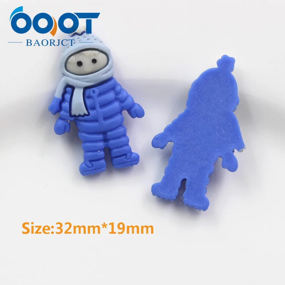 OOOT BAORJCT 20312-21 10 шт 22 мм * 18 различные цвета мультфильм маленький медведь безделушки