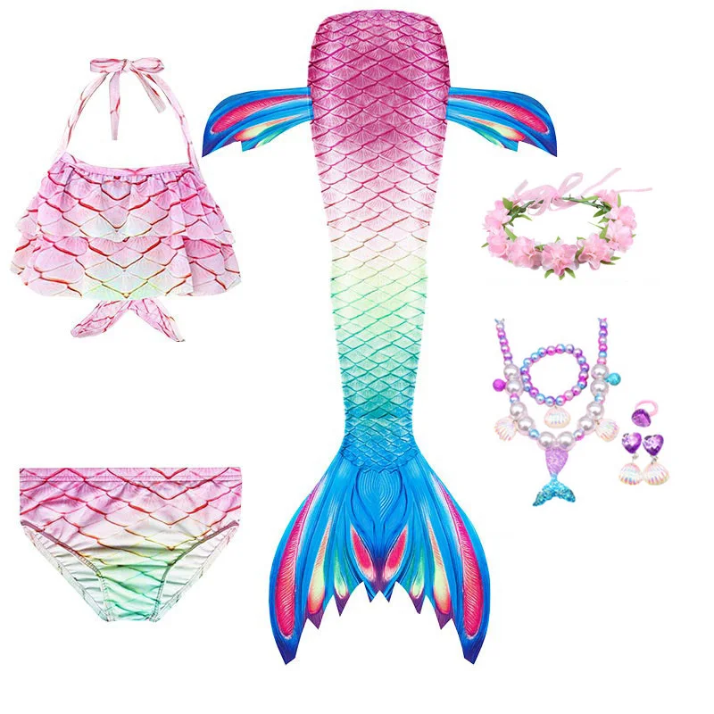 Детский костюм-бикини Русалочки для девочек От 3 до 12 лет | Тематическая одежда и