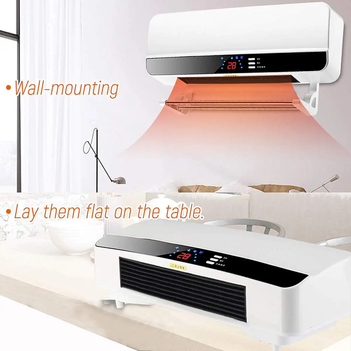 Светодиодный дисплей настенный Кондиционер Электрический обогреватель