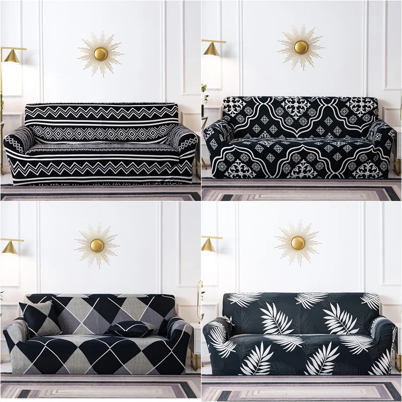 

Stretch Sofa Cover for Living Room Elastic Spandex Couch Slipcover Anti-slip Fully-wrapped All-inclusive Sofa Towel Couch Cover