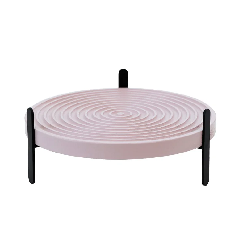 

Wooden Storage Tray Food Serving Tray Dessert Fruit Cake Snack Breakfast Bread Plate Cosmetic Organizer Desktop Sundries Decor