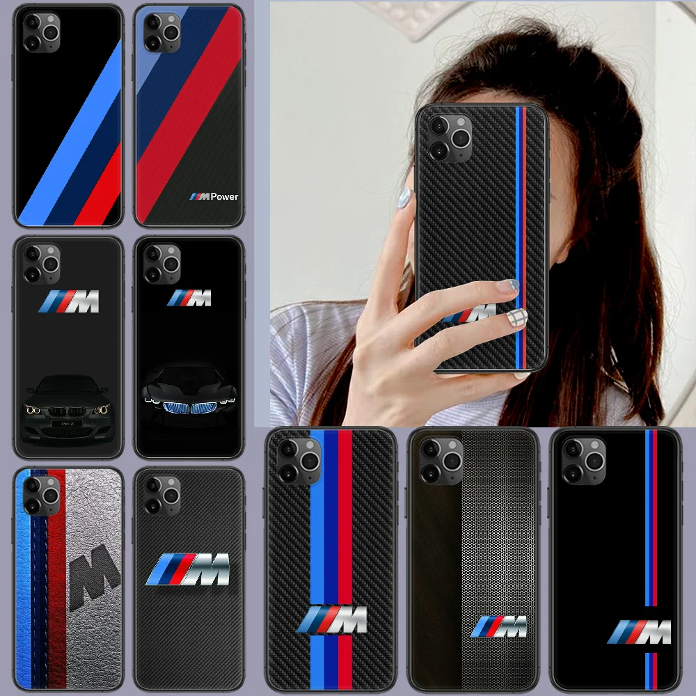 

B-BmWs Sports Car Phone Case Cover Hull For iphone 5 5s se 2020 6 6s 7 8 12 mini plus X XS XR 11 PRO MAX black Coque Tpu Cell 3D