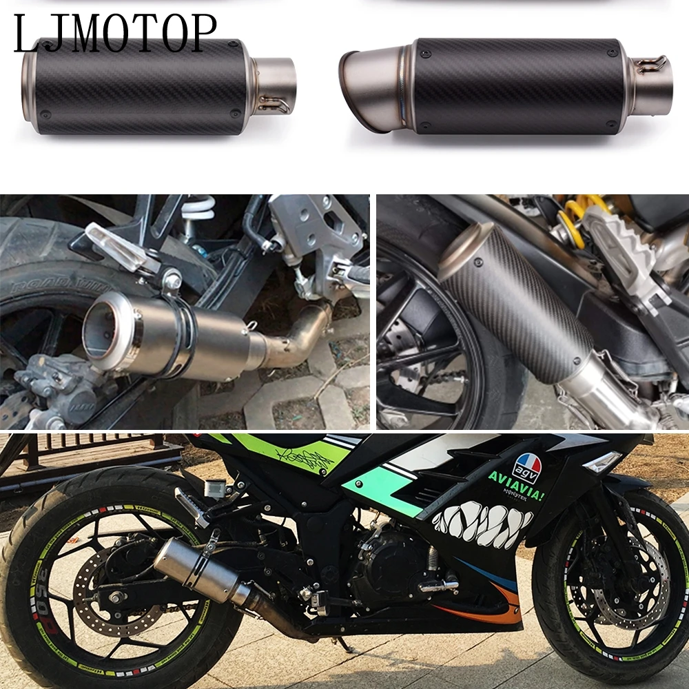 

51mm 61mm motorcycle with DB killer exhaust pipe Exhaust Pipe Muffler For Yamaha XMAX125 XMAX250 XMAX400 XMAX300 VMAX
