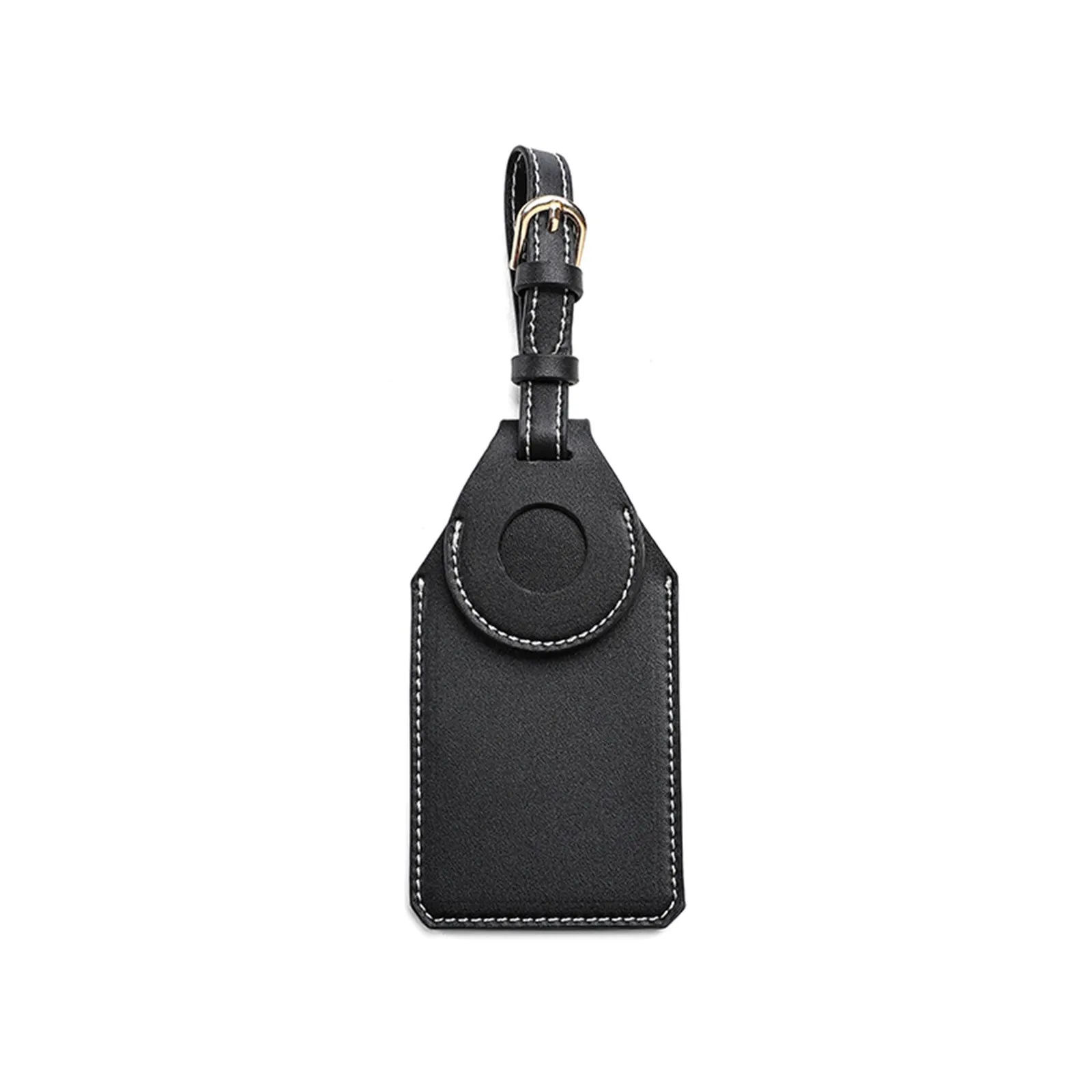 

For Apple Airtags Air Tags Leather Sleeve Transparent TPU Protective Sleeve Anti-Lost Device Keychain Protective Sleeve