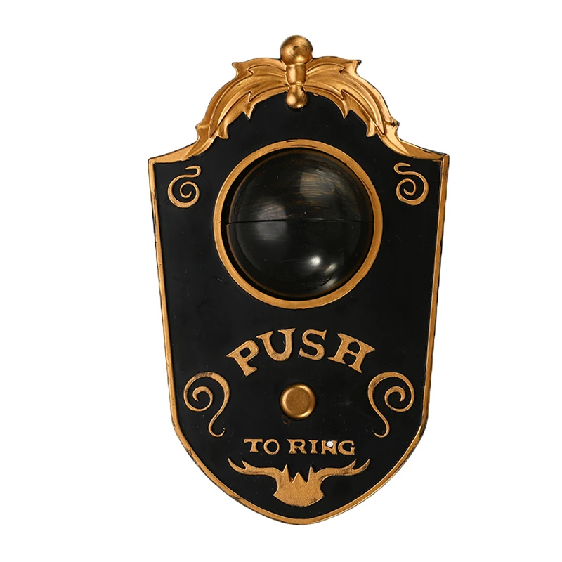 

Novelty Halloween Doorbell Horror Props Creepy Eyes Haunted House Escape Home Bar Scary Rotating Door Decorations Eyes
