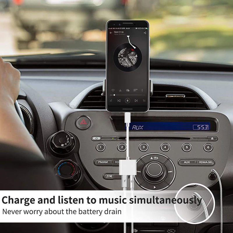 Разветвитель для наушников 2 в 1 с разъемом USB Type C и штекером 3 5 мм|Переходники