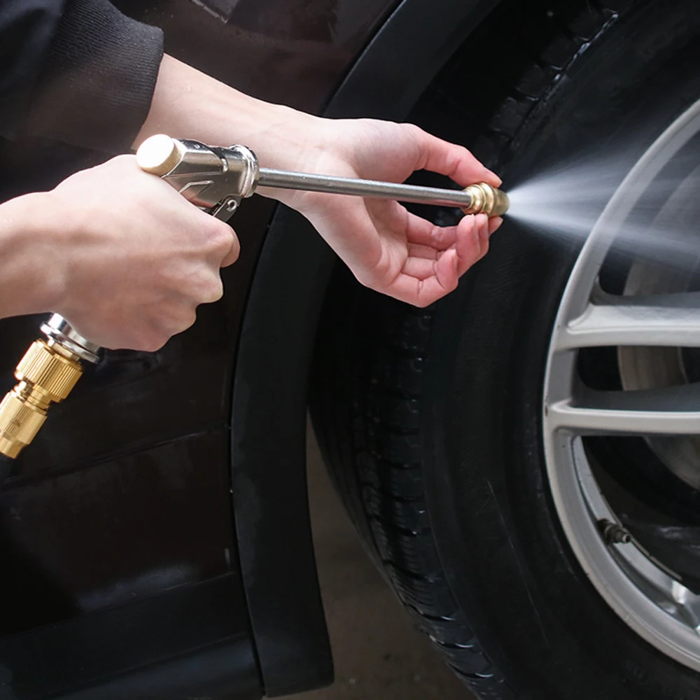 Шланг садовый гибкий растягивающийся с распылителем 25 100 футов|Водяные пистолеты