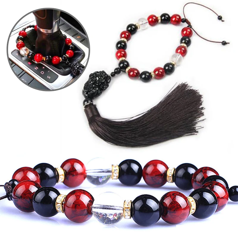 Украшения для автомобиля Будда бусины с храбрыми войсками интерьер зеркало