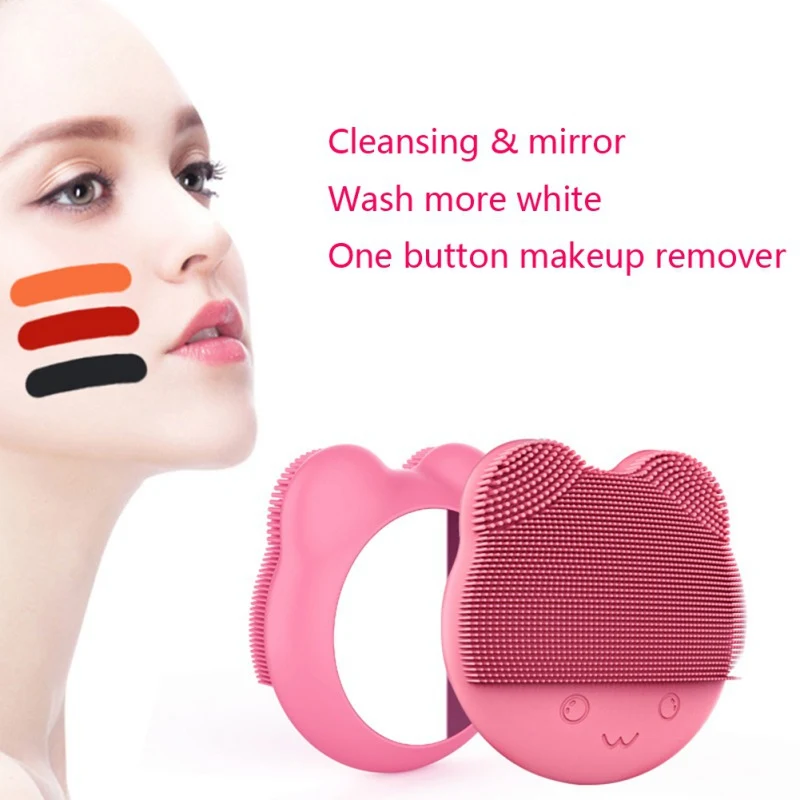 Рекомендуется щетка для мытья лица с зеркалом ультразвуковая вибрация глубокое