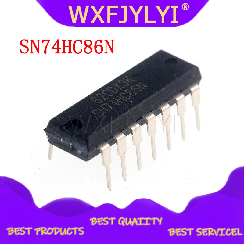 10 шт. SN74HC86N DIP14 SN74HC86 DIP 74HC86N 74HC86 Новый и оригинальный IC