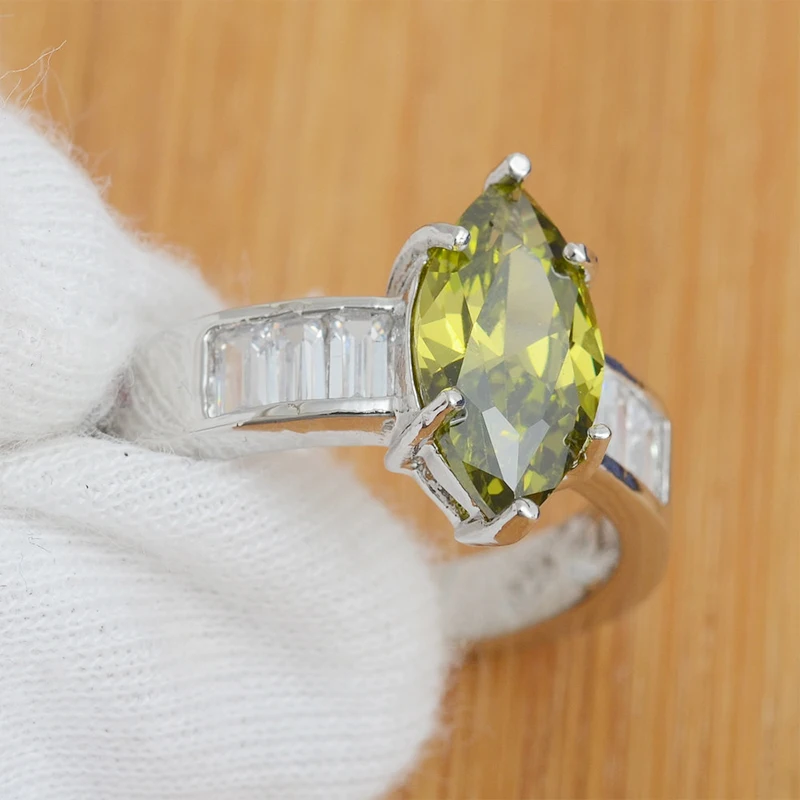 RBNYD модные классические свадебные кольца с кристаллами для женщин женское