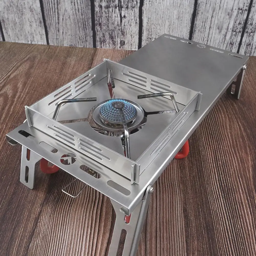 

Outdoor Folding Stove Table Portable Camping Hiking Picnic Stove Stand Bracket Holder For Fishing Tourist Burner