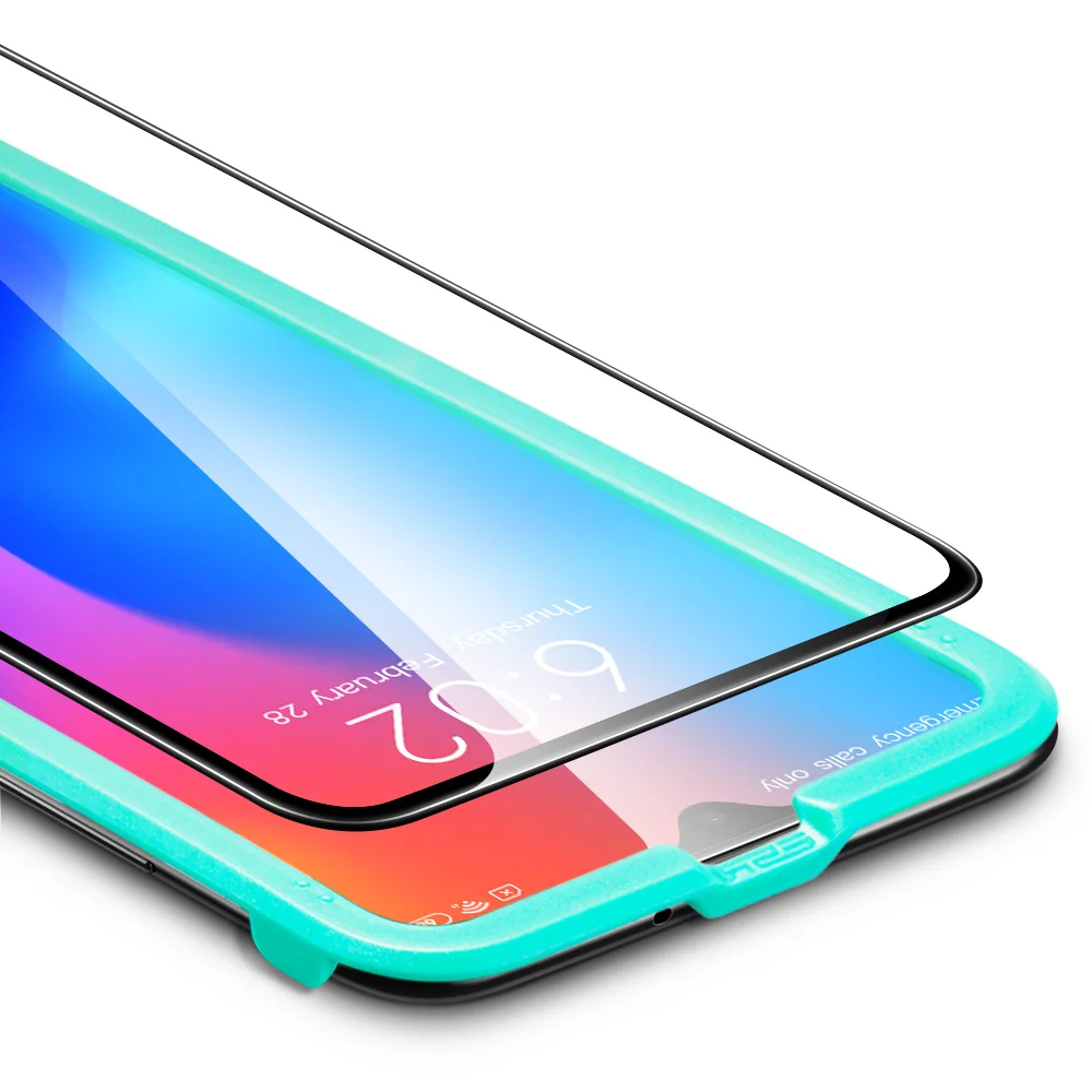 2 шт./лот ESR экран Prorector для Xiaomi Mi 9 закаленное стекло 3D полное покрытие телефона Защитная пленка для Xiaomi Mi 9 - Цвет: 1 pc