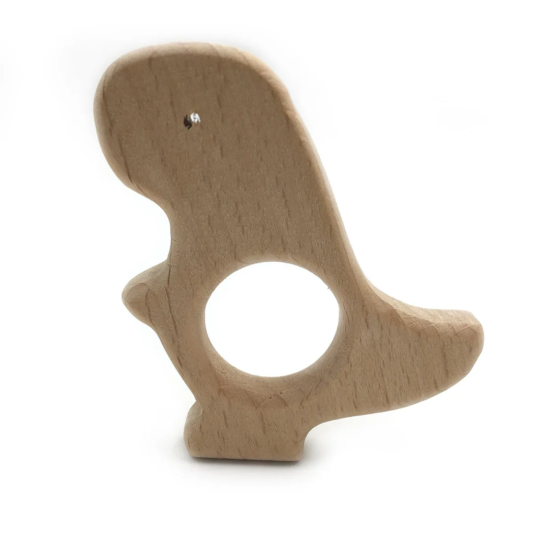 3 unids/set beb&eacute; dentici&oacute;n juguetes libres de bisfenol A de madera de haya de suavizado mordedor de madera para los dientes reci&eacute;n nacido Nusring accesorios para el cuidado-3