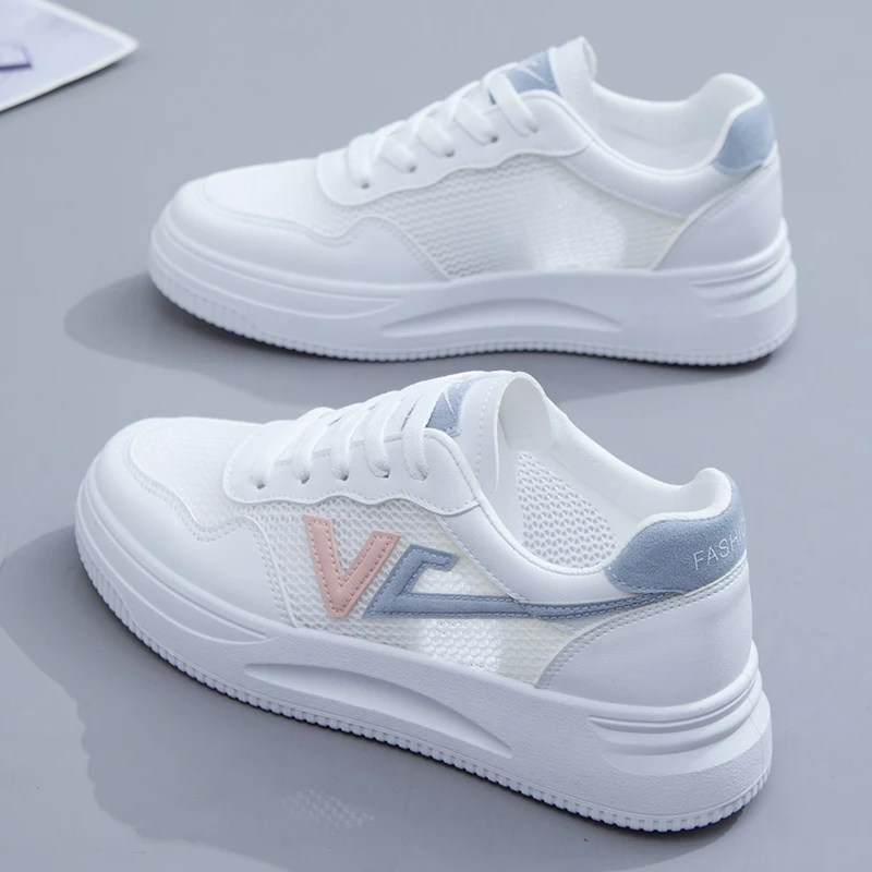 

Small white shoes women's shoes 2021 summer new hundred-piece air breathable single mesh canvas sports shoes mesh shoes thin