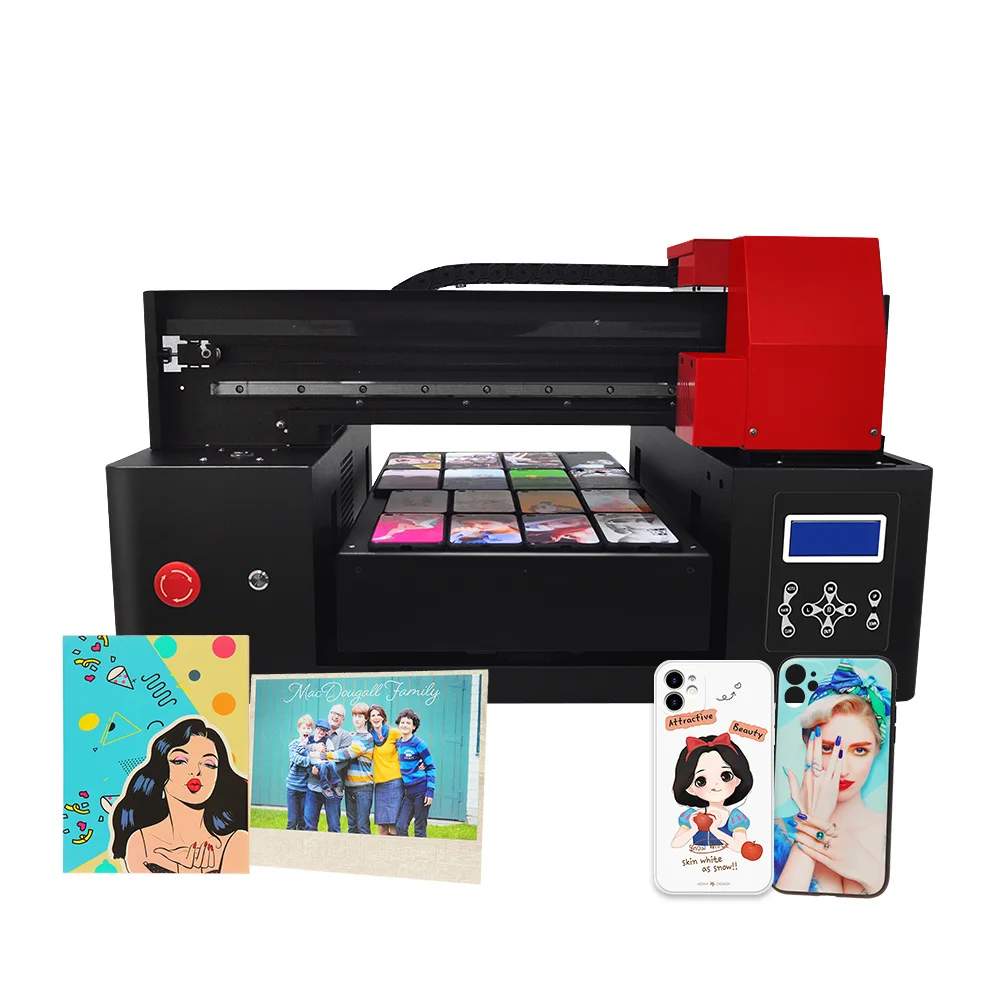 

Новый УФ-принтер A3 3060 Plus, печать для стекла, металлическая бутылка, многофункциональная цифровая УФ планшетная светодиодный ная машина