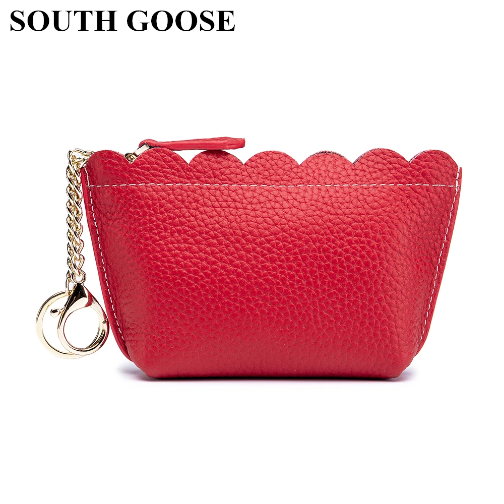 Модный кошелек для монет из натуральной кожи женские роскошные маленькие