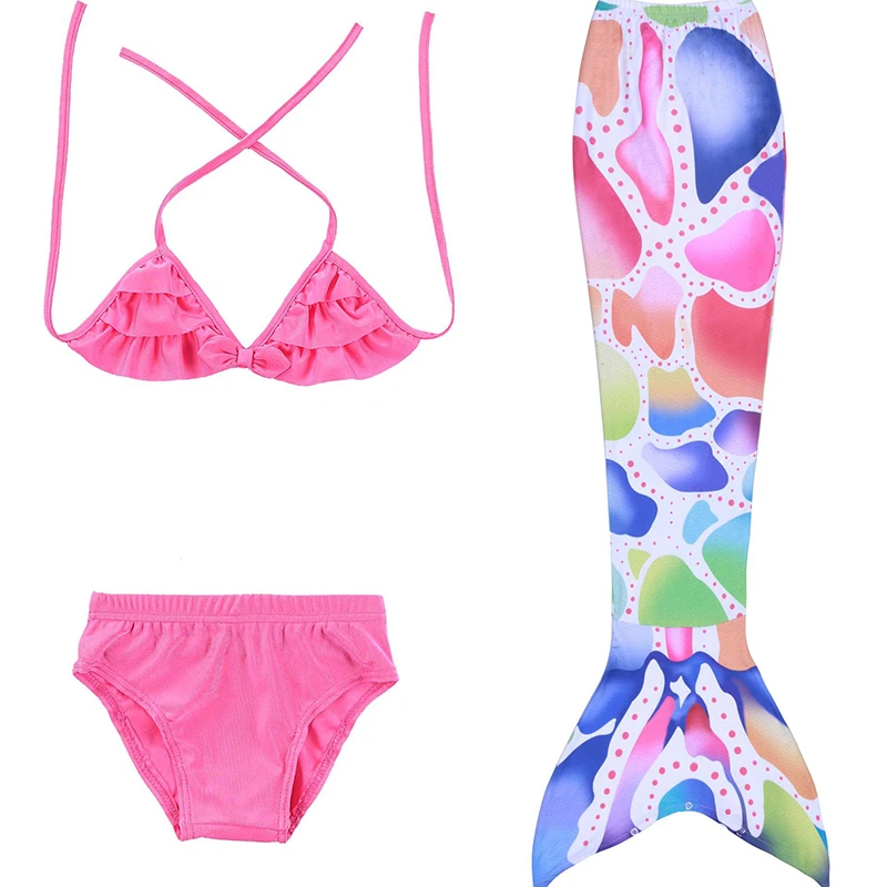 New Girls Mermaid Tail Dress kids swimsuit Bikinis summer Carnival Party Clothes Accessory children Little Ariel Outfit | Детская одежда