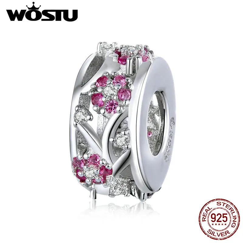 

Бусины-шармы WOSTU из серебра 100% пробы, 925 пробы, CTC255