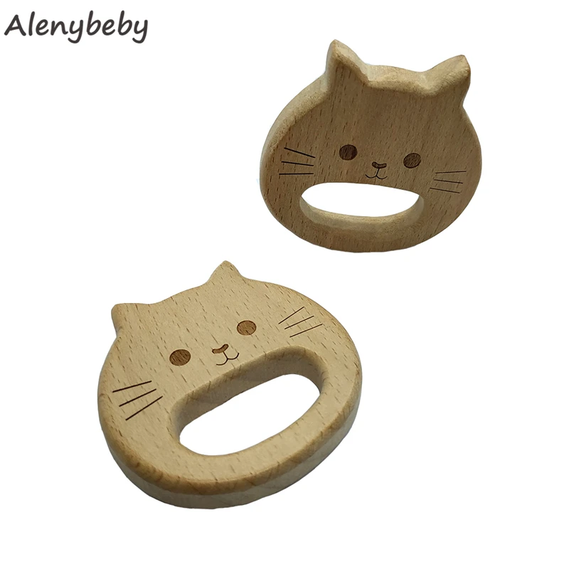 Деревянная натуральная деревянная игрушка-прорезыватель для детей детские
