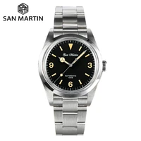 san martin 39 mm explorer escalade montres de sport pour hommes collection sport luxe r%c3%a9tro saphir nh35 automatique m%c3%a9canique