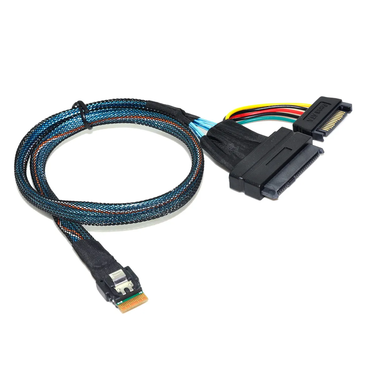 Chenyang U.2 U2 SFF-8639 to Slimline SFF-8654 4i NVME PCIe SSD Cable for Mainboard 750 p3600 p3700 M.2 | Компьютеры и офис