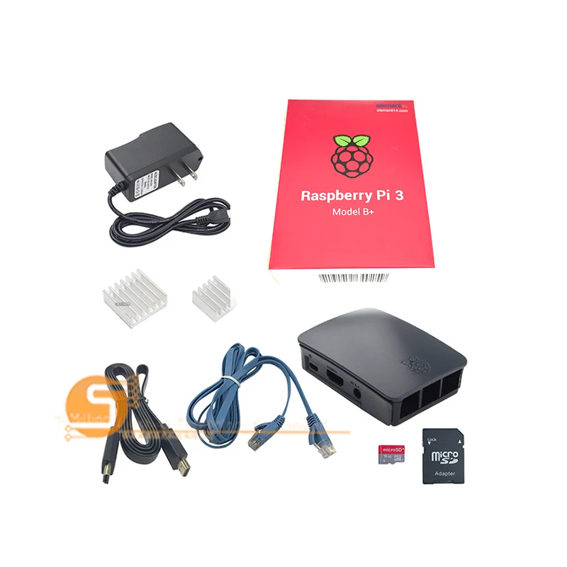 

2019lastest! Raspberry Pi 3 Module B+/3B++case +keyboard+heatsink+16G SD card+HDMI cable+power adapter free shipping