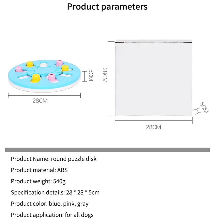 

Dog Puzzle Toys Improve Intelligence Food Dispenser Interactive Pets Feeder Relieve Pressure For Small Medium Dogs Pet Supplies