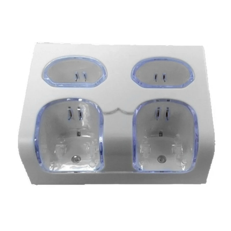 

4 in 1 LED Charging Dock Station + 4x 2800mAh Battery USB Cable for WII / WII u